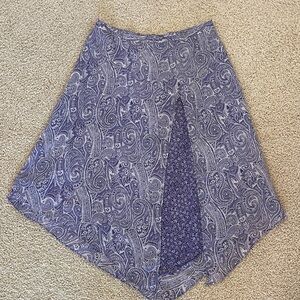 Vintage Purple Paisley Women's Skirt